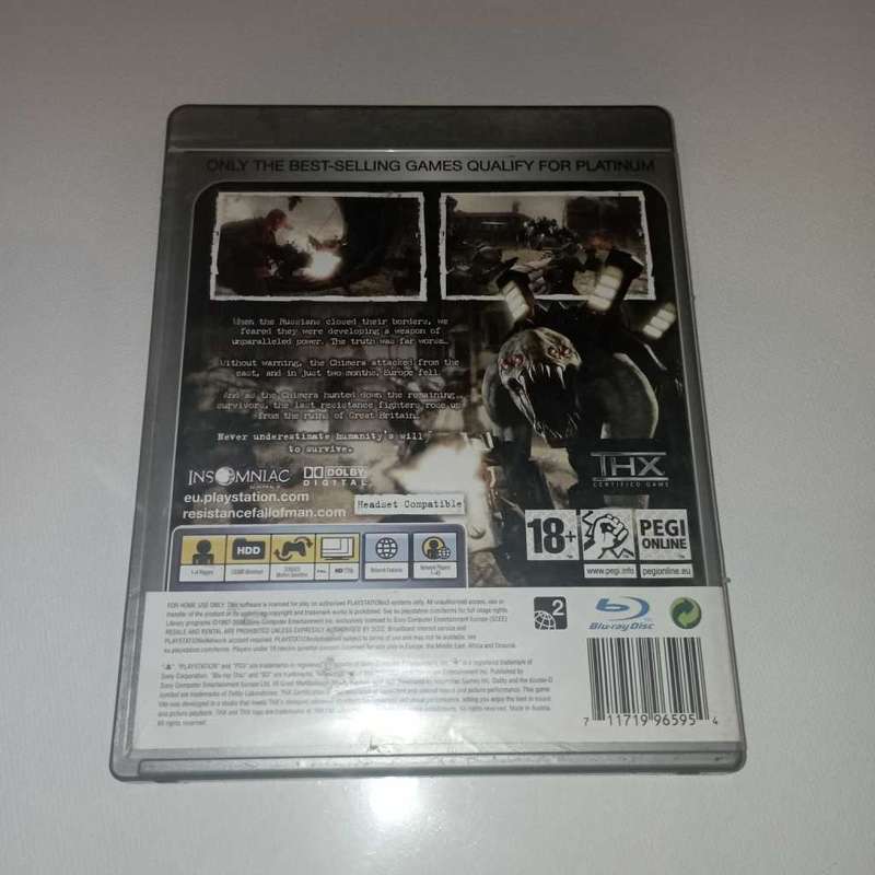 Resistance: Fall of Man [PS3]  **No Booklet**